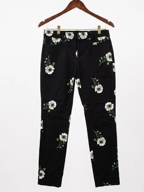 Banana Republic Sloan Fit Floral Ankle Pants size 2